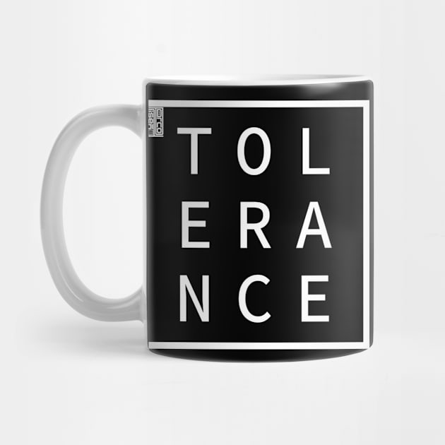 TOLERANCE Define Me Word Simple Classic Square Box by porcodiseno